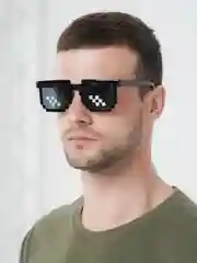 Очки унисекс "Пиксели" Thug life