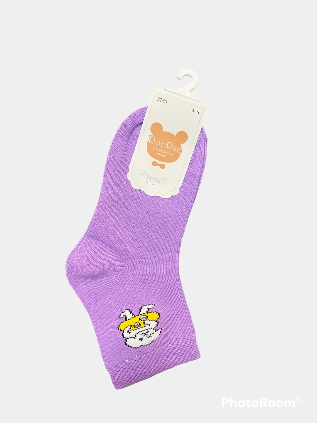 Фиолетовый носки детские, 4-6 лет