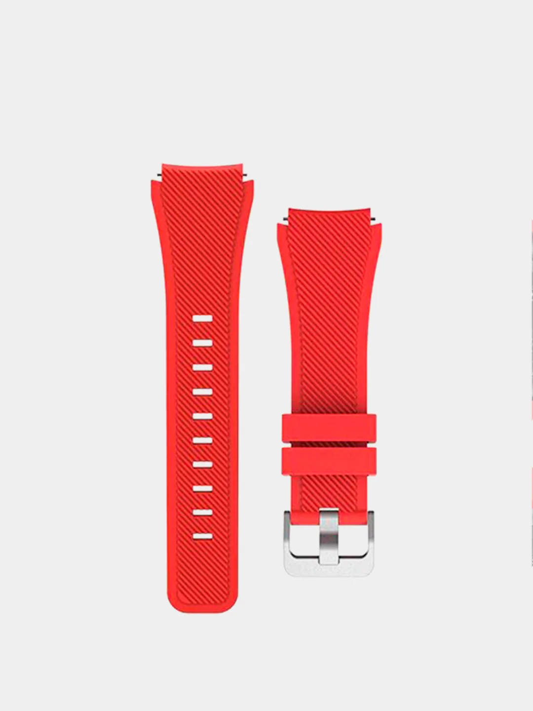 Красный силиконовый ремешок для Samsung 20 мм / 22 mm