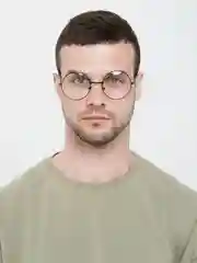 Угольный круглые солнцезащитные очки