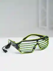 Лайм светящиеся (led) очки светодиодные, двухцветные