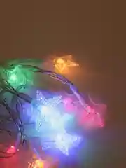 Новогодняя гирлянда "Звезды", от USB, 10 ламп, 2 метра, разноцветная