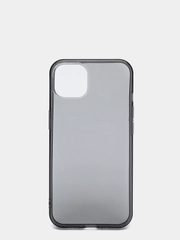 Темный, прозрачный, силиконовый чехол для iPhone 13 и iPhone 13 Pro