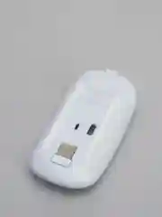 Белый бесшумная беспроводная мышь