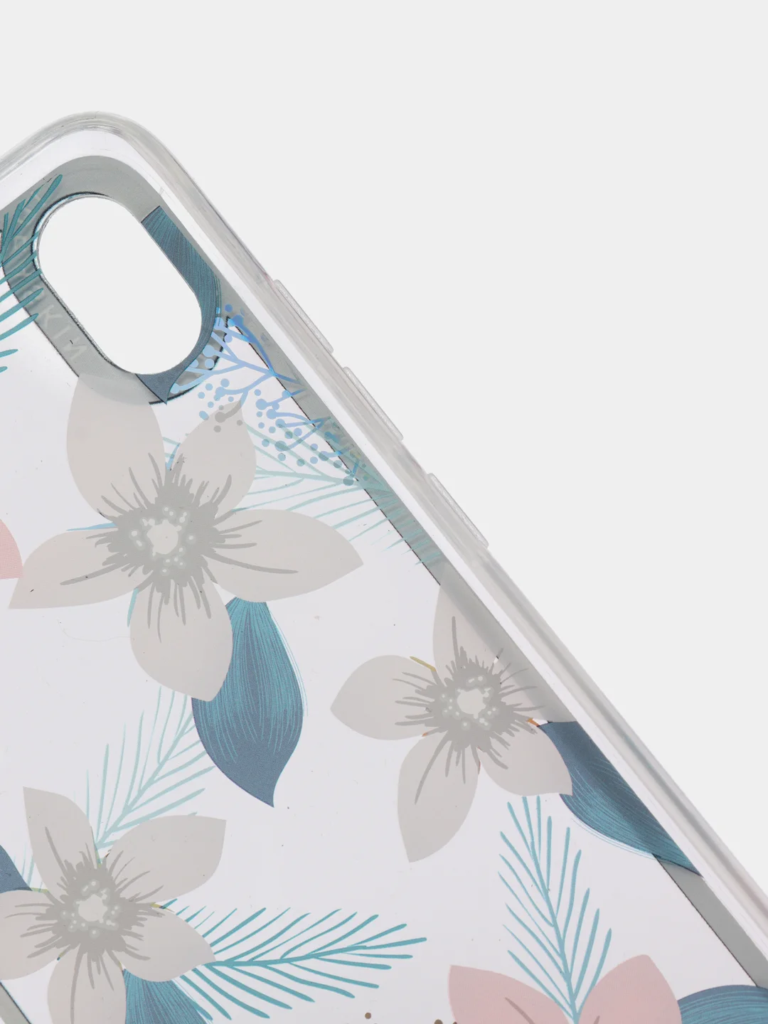 Тёмно-бирюзовый чехол Xiaomi Redmi 7A, Сяоми Редми 7А, прозрачный с рисунком