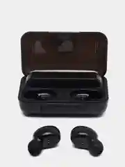 Красный беспроводные наушники F9 с микрофоном, Power Bank