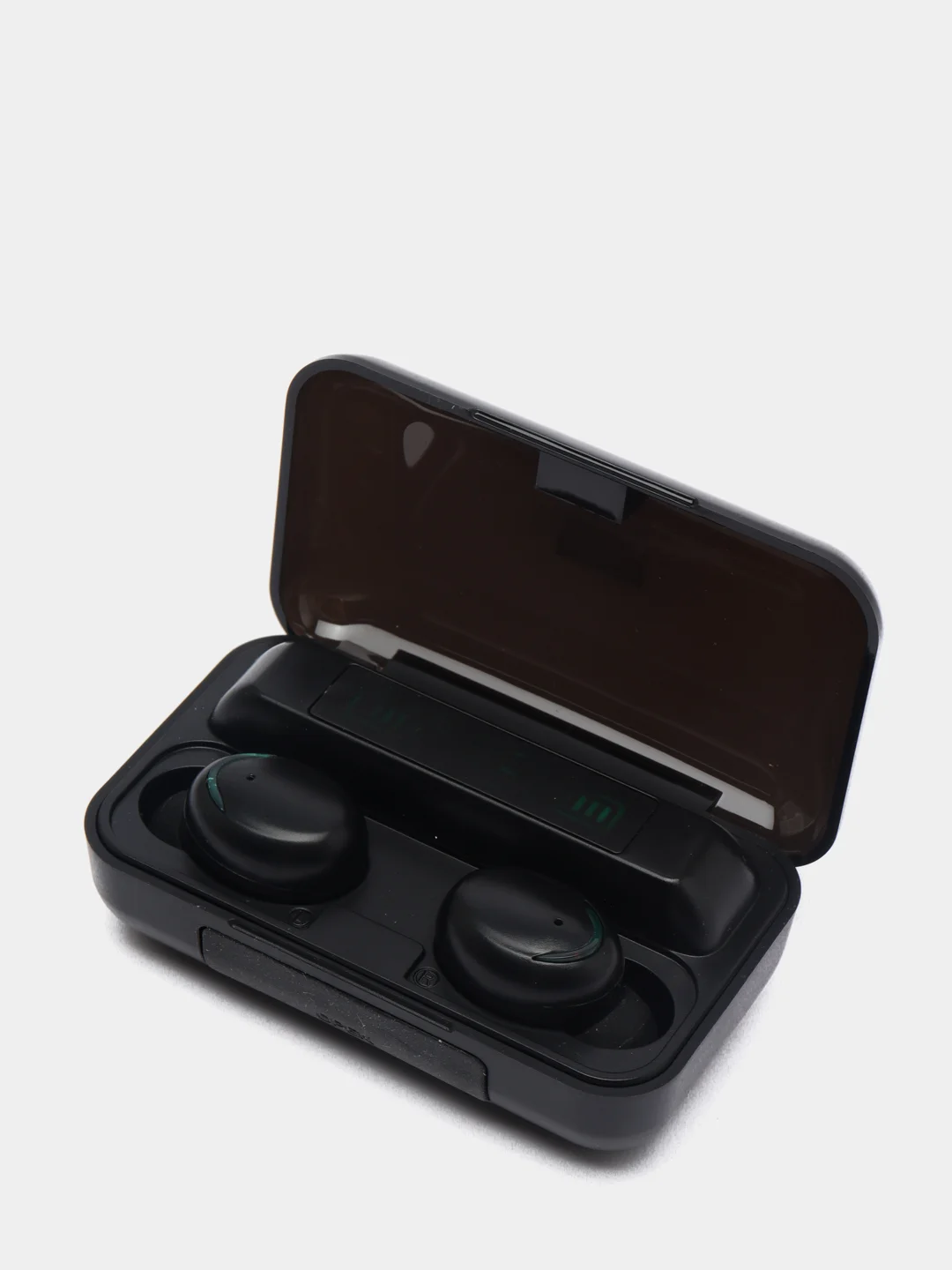 Красный беспроводные наушники F9 с микрофоном, Power Bank