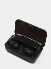 Красный беспроводные наушники F9 с микрофоном, Power Bank
