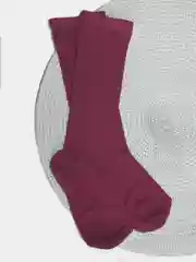 Бордовый гольфы детские