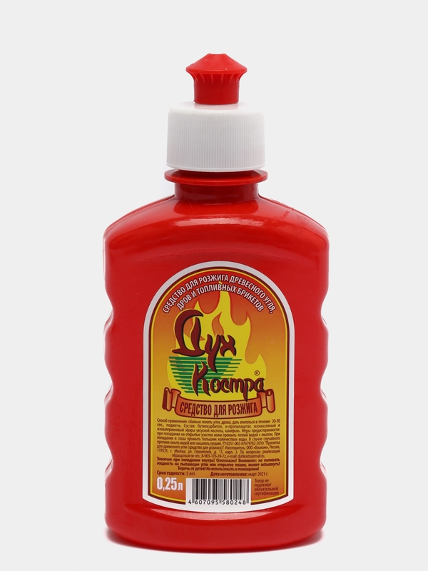 Средство для розжига "Дух костра", 0,25 л