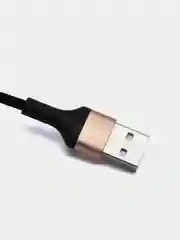 Золотой кабель зарядный нейлоновый тканевый HOCO X26 до 3А, TYPE-C, тип-с, быстрая зарядка Андроид