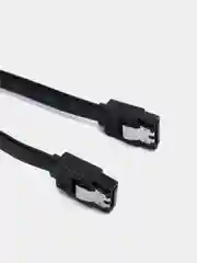 Черный кабель SATA-SATA прямой, для подключения HDD, SSD
