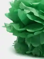 Зеленый помпоны из бумаги тишью для декора