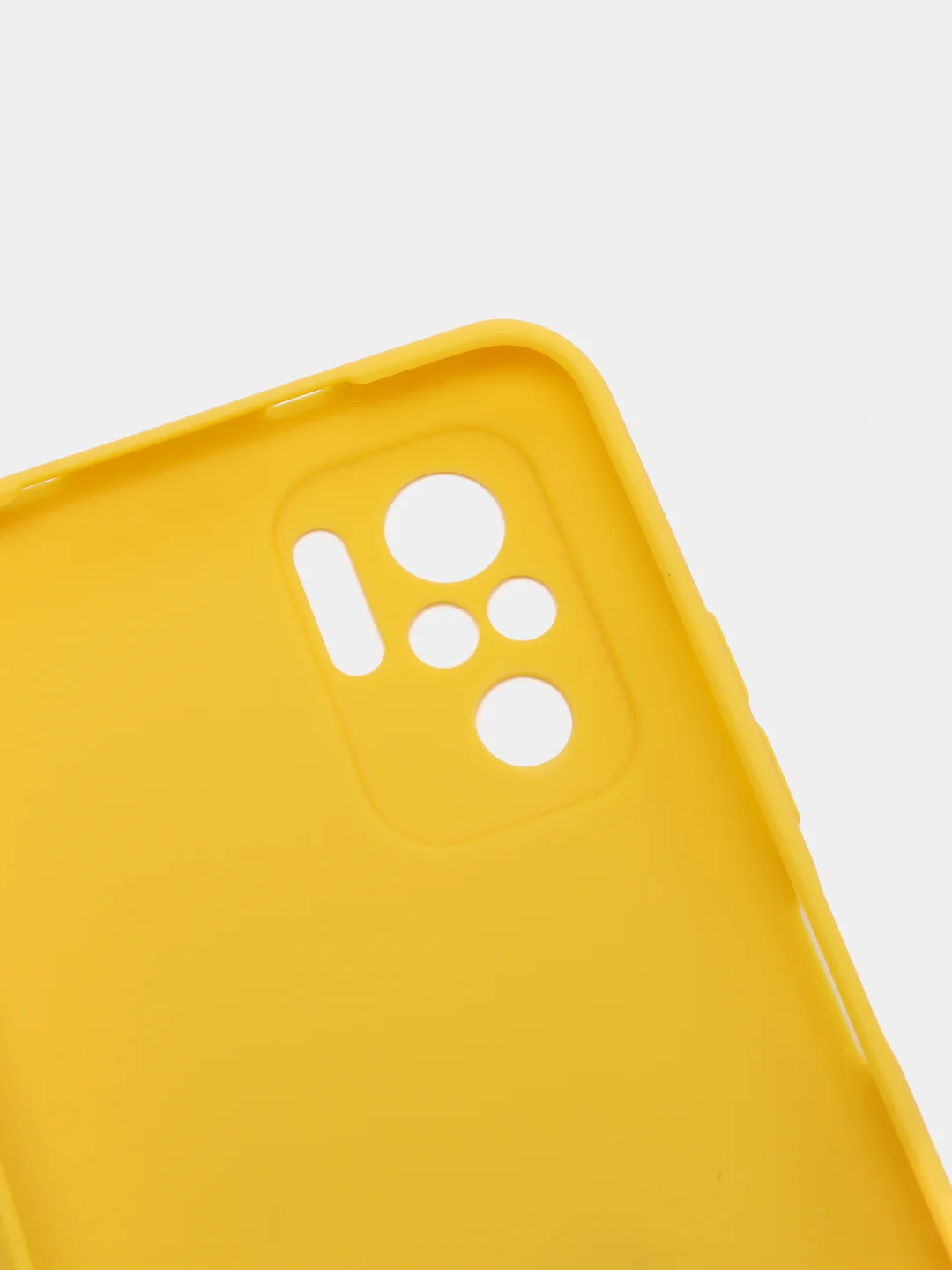 Желтый чехол Xiaomi Redmi Note 10 / Note 10s, силиконовый