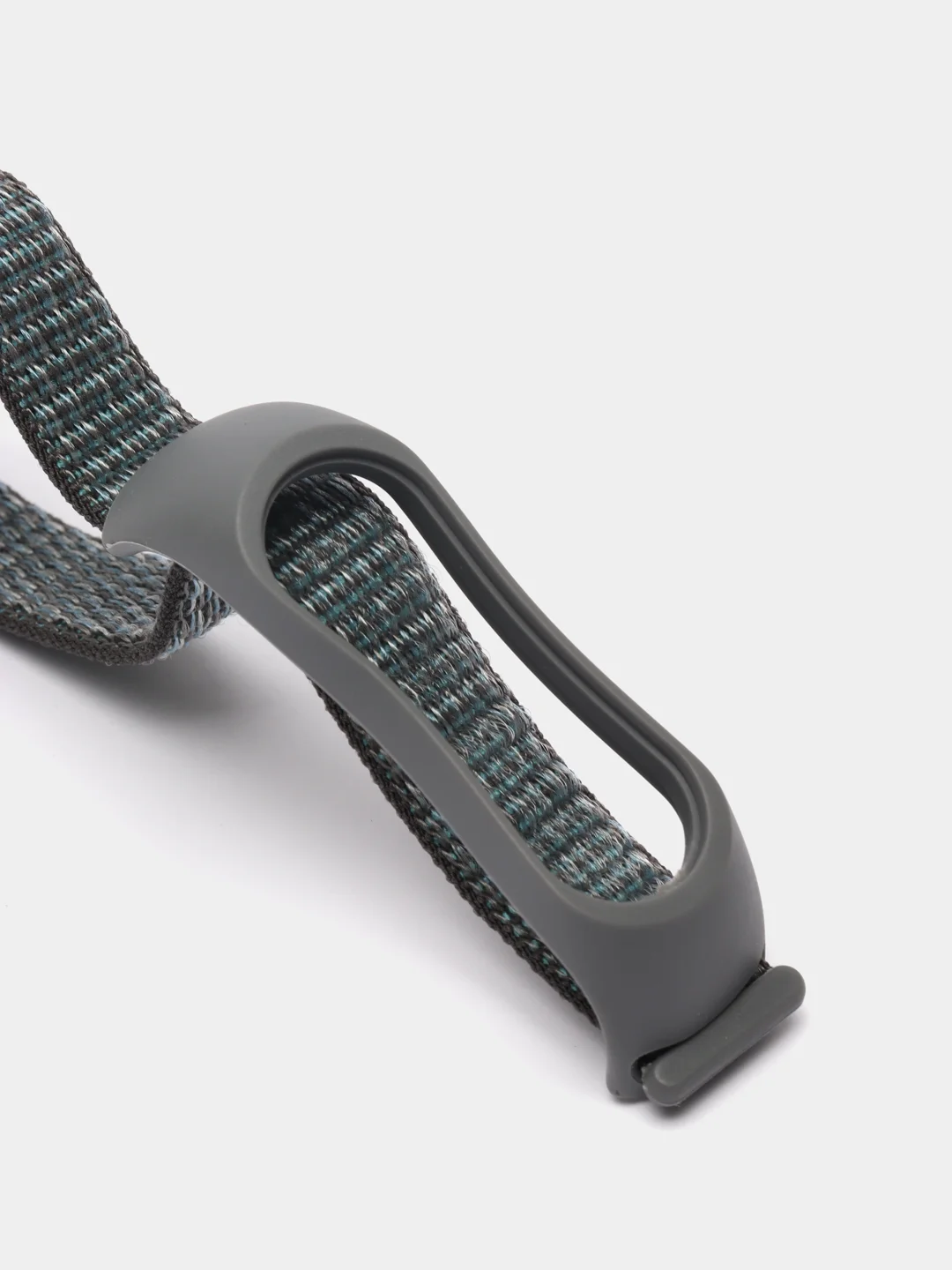 Серебряный нейлоновый ремешок для фитнес-браслетов Xiaomi Mi Band 3 / 4 / 5 / 6