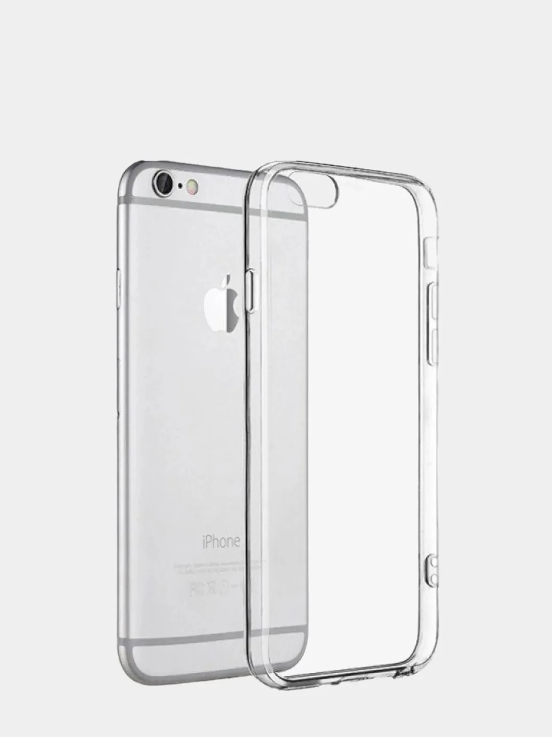 Чехол для iPhone 6/6S/Plus/7/8/11/XR/12 Pro Max mini/13/14/15/16, Pro, Pro Max прозрачный