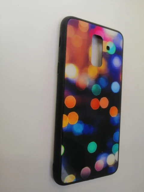 Силиконовый усиленный с рисунком чехол Samsung A6 plus/ СамсунгA6+(Plus)(A605FN)