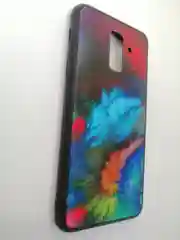 Силиконовый усиленный с рисунком чехол Samsung A6 plus/ СамсунгA6+(Plus)(A605FN)