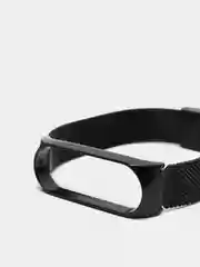 Черный металлический ремешок для Xiaomi  Mi Band 3 и Band 4