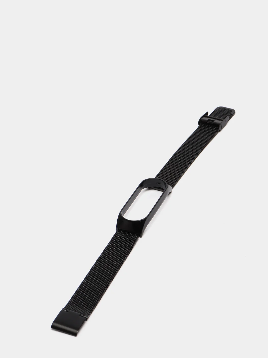 Черный металлический ремешок для Xiaomi  Mi Band 3 и Band 4