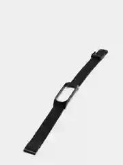 Черный металлический ремешок для Xiaomi  Mi Band 3 и Band 4