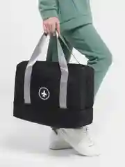 Черный сумка дорожная, спортивная, ручная кладь