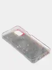 Терракотовый чехол Samsung Galaxy M31s, Галакси М31с силиконовый переливающийся жидкий с блестками