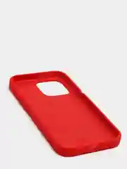 Красный чехол Silicone Case для iPhone 13 Pro с закрытым низом
