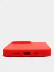 Красный чехол Silicone Case для iPhone 13 Pro с закрытым низом