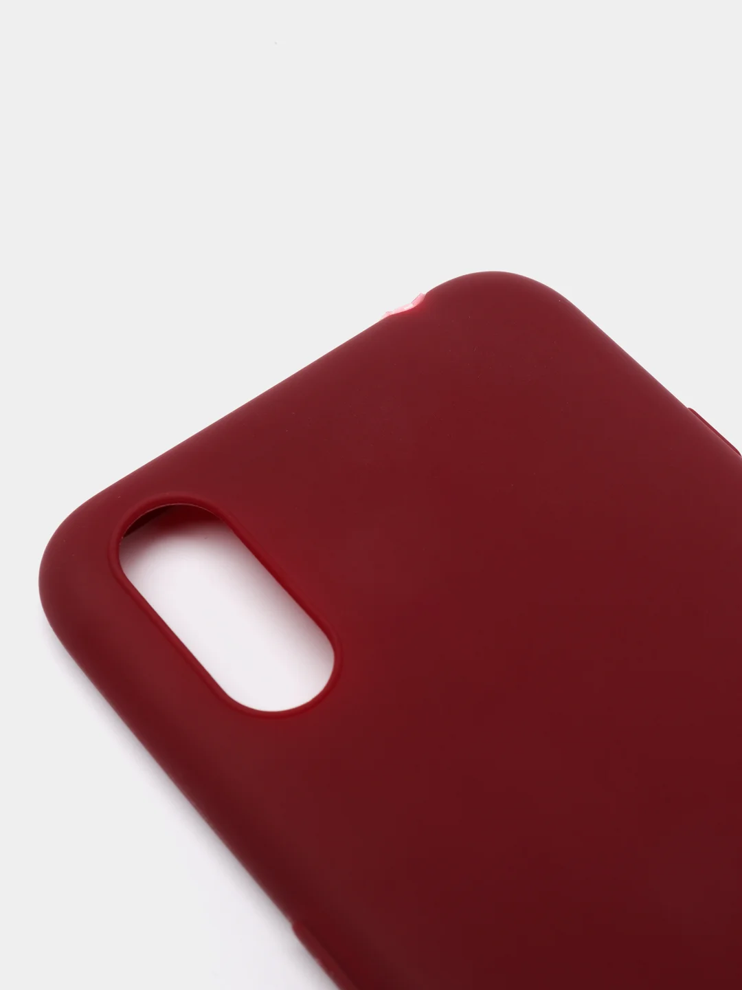 Бордовый чехол Samsung Galaxy A01 / M01 / Самсунг Галакси А01 / М01 силиконовый цветной матовый