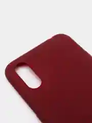 Бордовый чехол Samsung Galaxy A01 / M01 / Самсунг Галакси А01 / М01 силиконовый цветной матовый