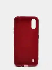 Бордовый чехол Samsung Galaxy A01 / M01 / Самсунг Галакси А01 / М01 силиконовый цветной матовый