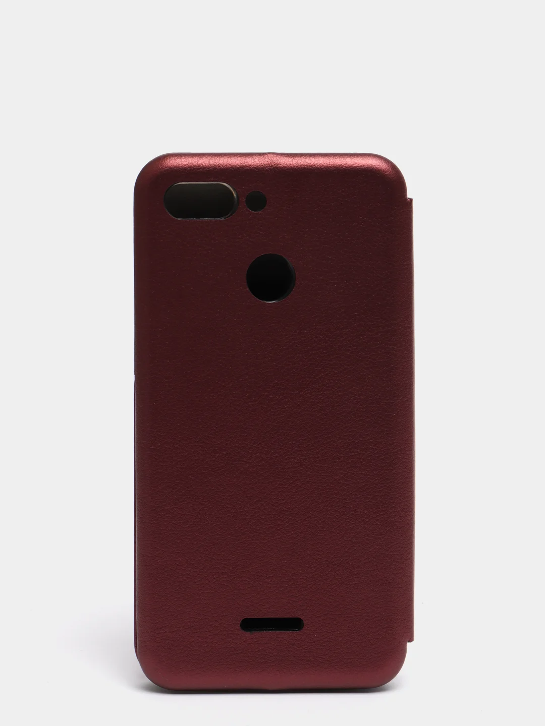 Багровый чехол-книжка на Xiaomi Redmi 6