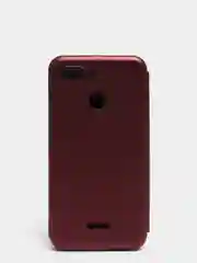 Багровый чехол-книжка на Xiaomi Redmi 6