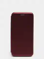 Багровый чехол-книжка на Xiaomi Redmi 6