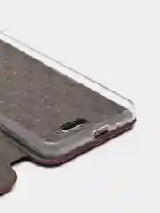 Багровый чехол-книжка на Xiaomi Redmi 6