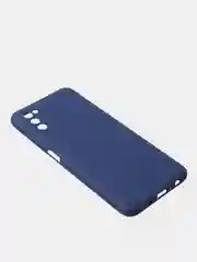 Синий чехол Samsung Galaxy A03s, силиконовый