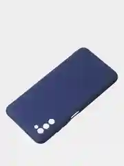 Синий чехол Samsung Galaxy A03s, силиконовый