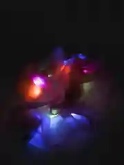 Конфетный светящаяся (led) резинка для волос светодиодная