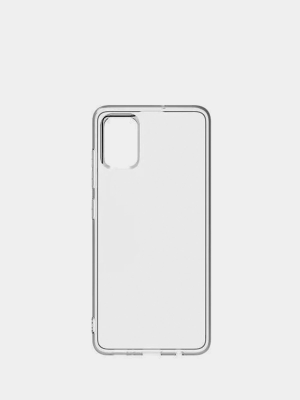 Накладка ультратонкая "Lux" 1 мм для Samsung Galaxy A20s (цвет=прозрачный