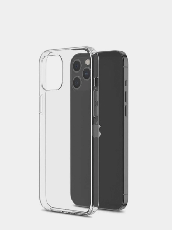 Чехол прозрачный силиконовый с отверстием под логотип для Apple IPhone 11 Pro