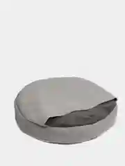 Серый лежак с встроенным одеялом