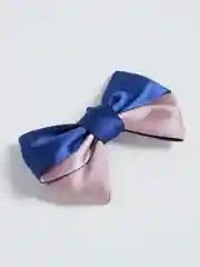 Темно-синий бант для волос на зажиме / Школьные банты /