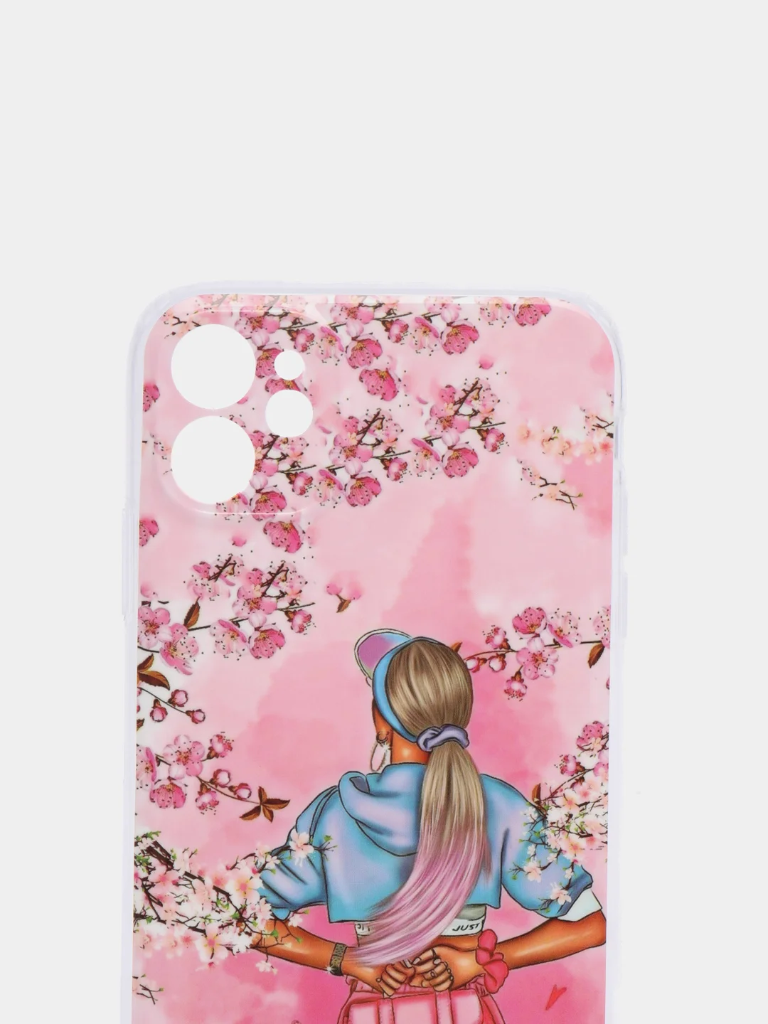 Вишнёвый чехол Apple iPhone 11 чехол силиконовый с рисунком