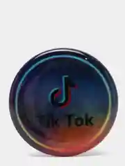 Синий меланж попсокет TikTok для смартфона (Tik tok, тик ток, тикток)