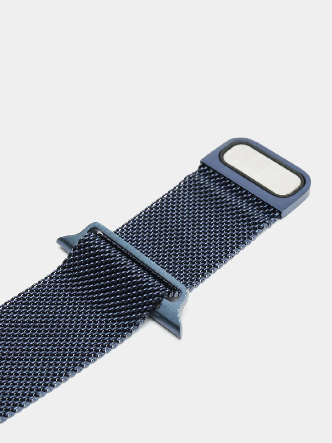 Темно-синий ремешок для Apple Watch "Миланская петля", металлический