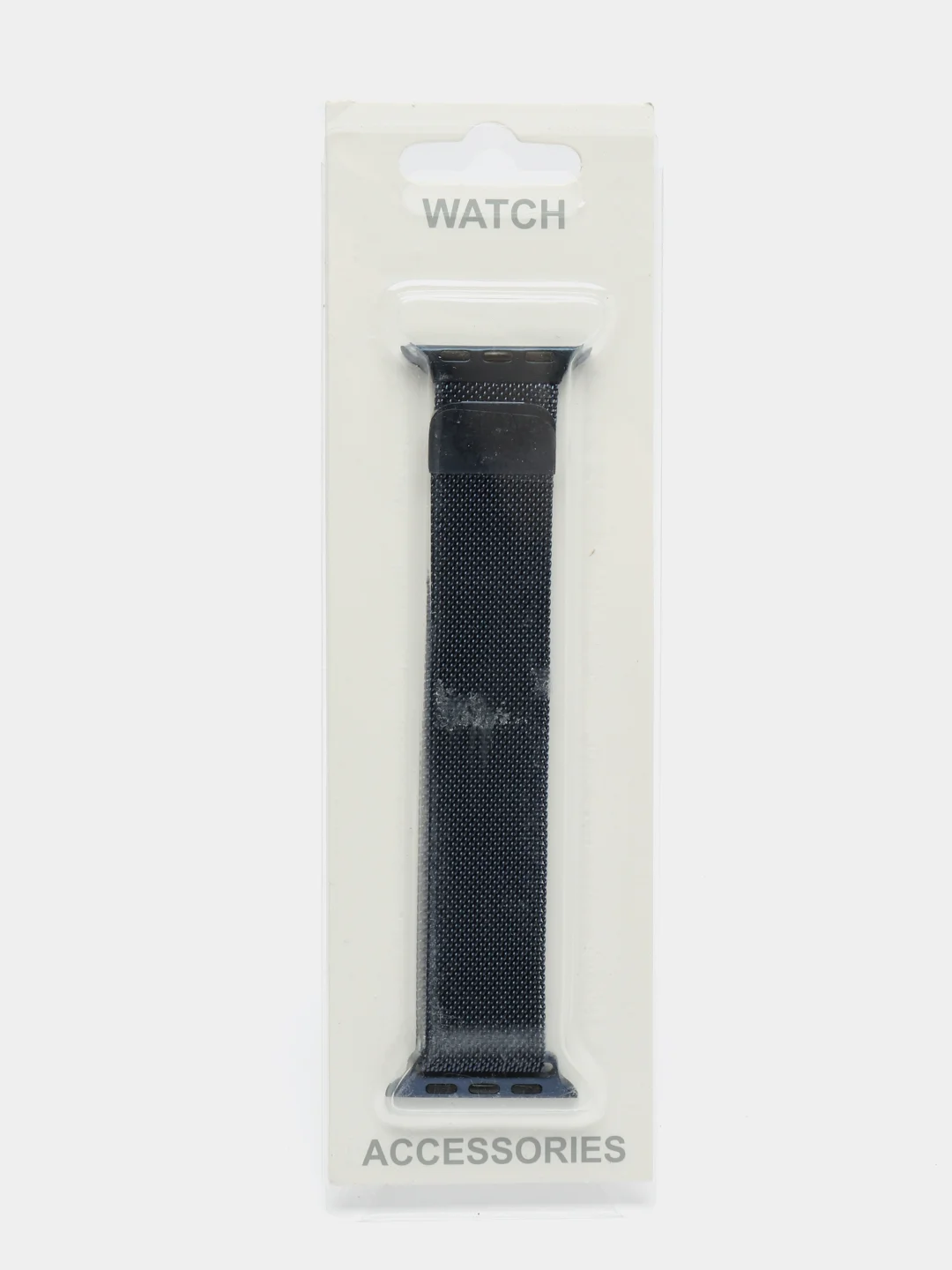 Темно-синий ремешок для Apple Watch "Миланская петля", металлический