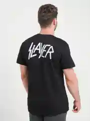 Футболка с принтом Slayer (Слаер) из хлопка унисекс
