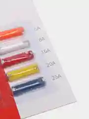 Автомобильные предохранители цилиндрические, 10 штук
