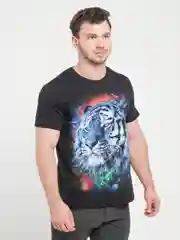 Футболка унисекс из хлопка с принтом "Тигр"
